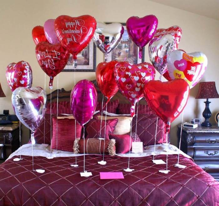 How to decorate room on valentine's day