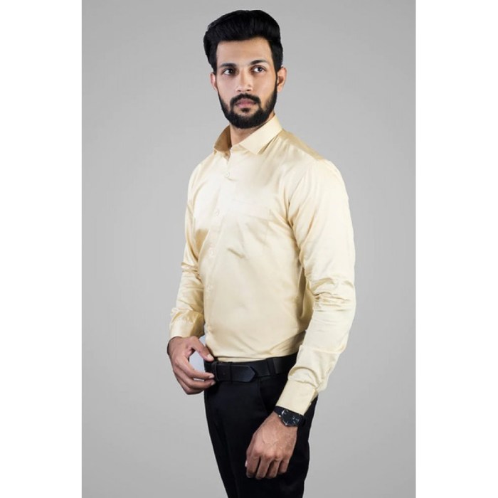 Mens Cream Dress Shirt Elegance Personified