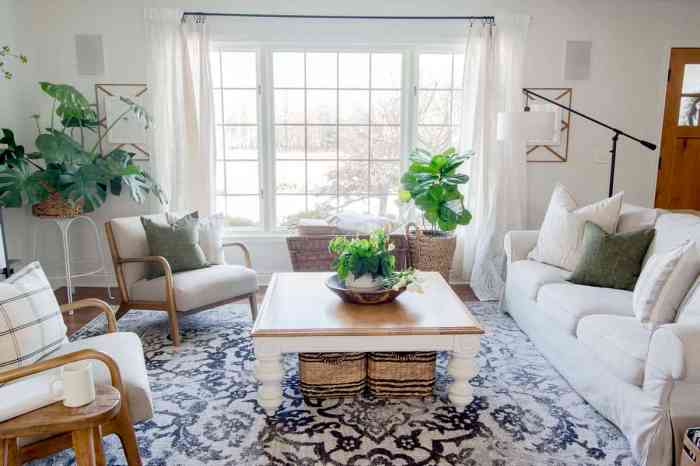 How to decorate living room for spring