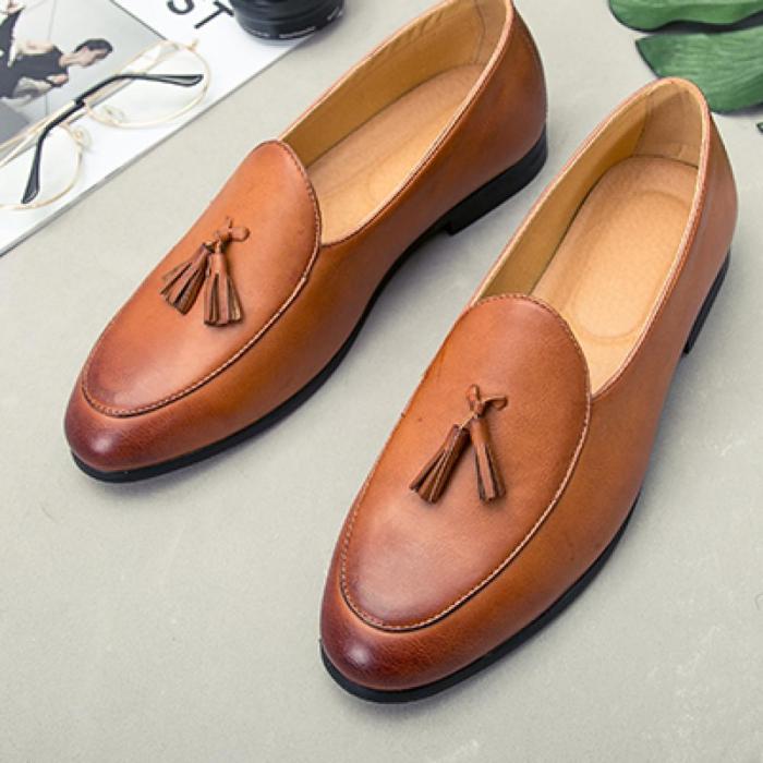 Mens flat dress shoes