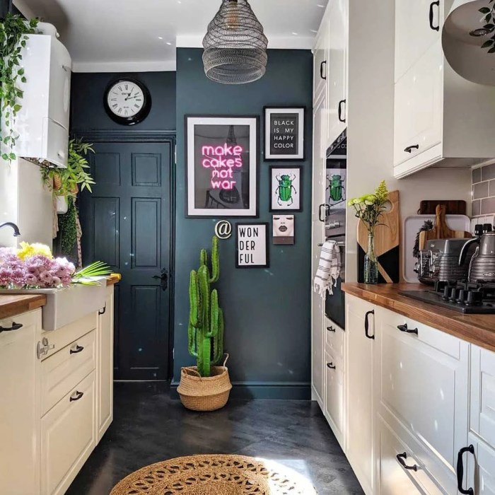 How to decorate 1 room kitchen flat