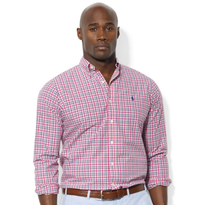 Mens big and tall pink dress shirt – Stylish and Comfortable Choice for Men