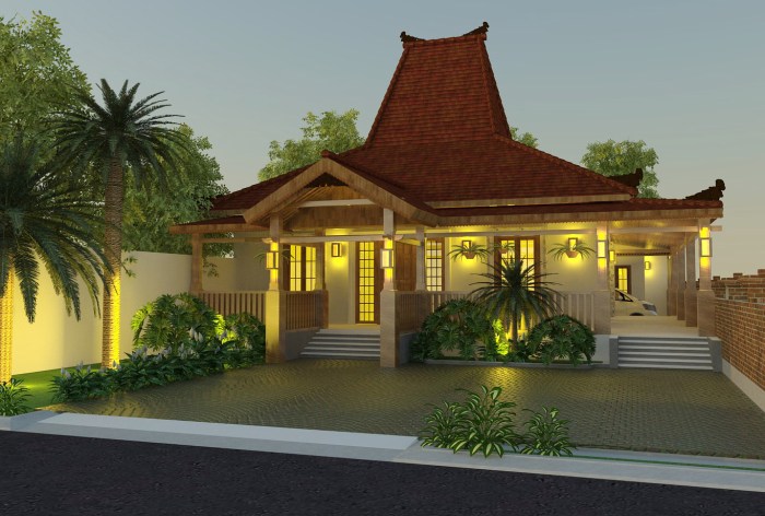 Desain interior rumah jawa modern