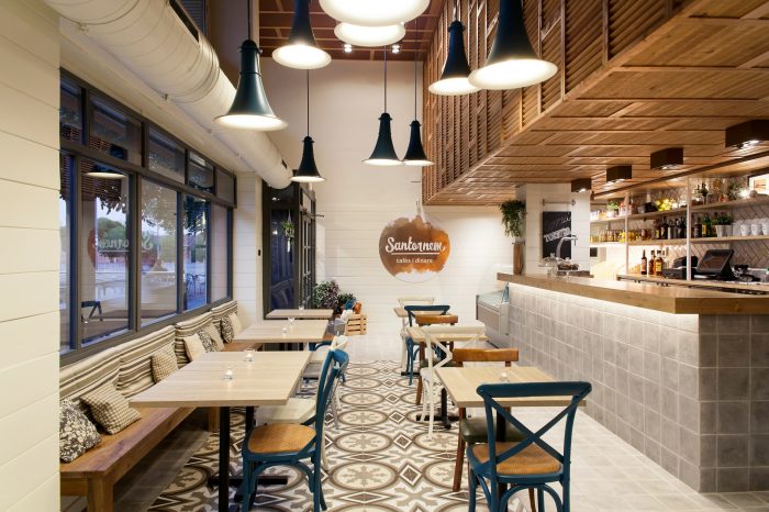 Desain interior untuk cafe