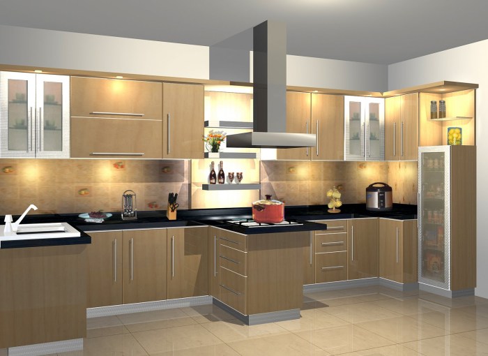 Desain interior kitchen set