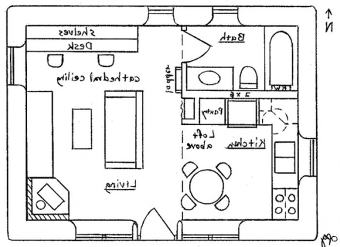 Cara menggambar desain interior